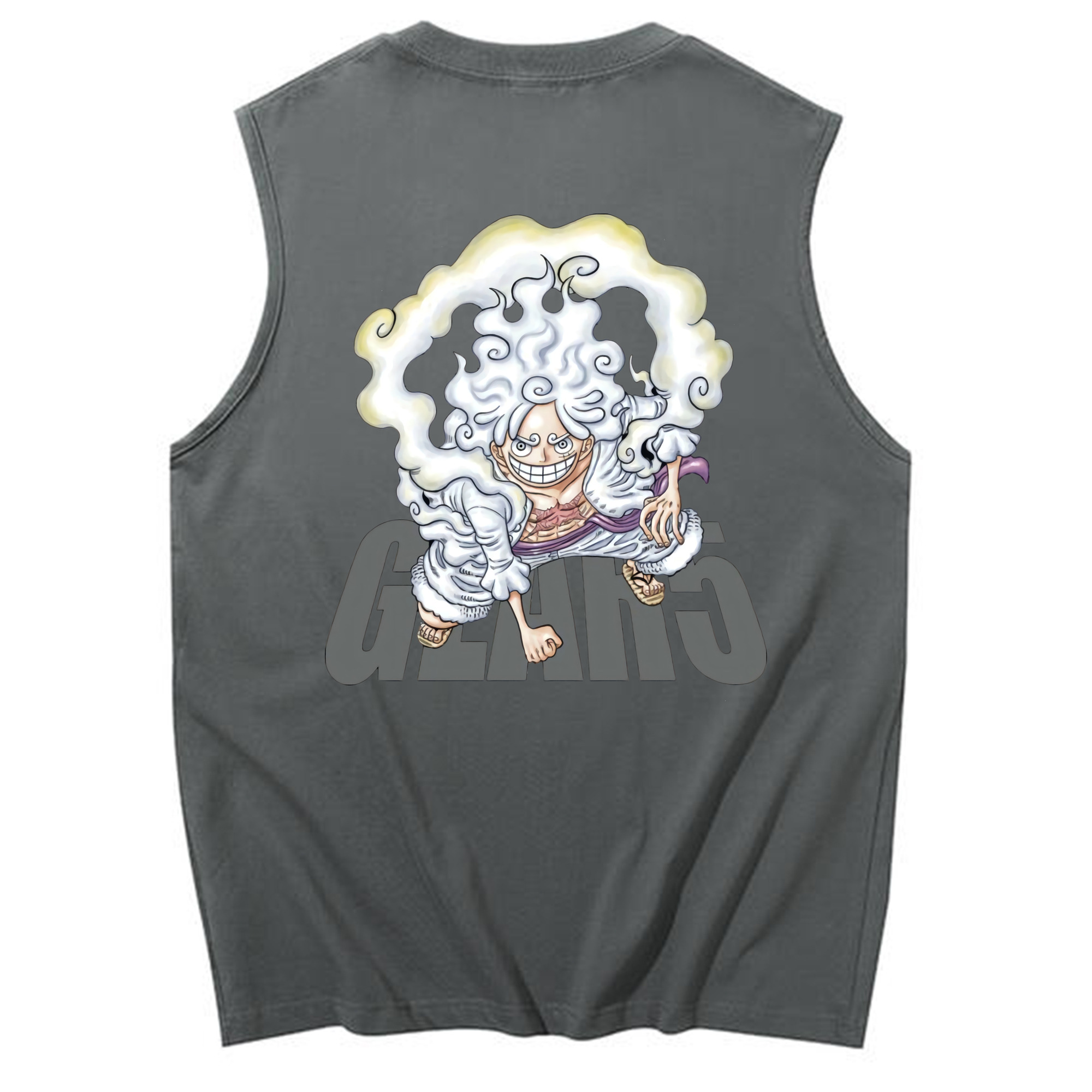 ワンピース モンキー・D・ルフィ ONE PIECE Monkey D. Luffy コットン100％タンクトップ（背面プリント）